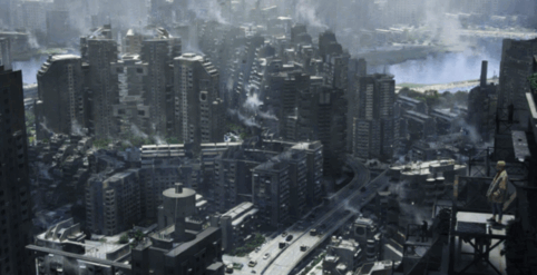 [建筑景观] 前苏联城市大楼街区建筑景观环境场景3D模型合集(图2)