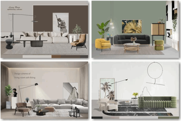 软装方案[客厅 餐厅 卧室 书房](图2)