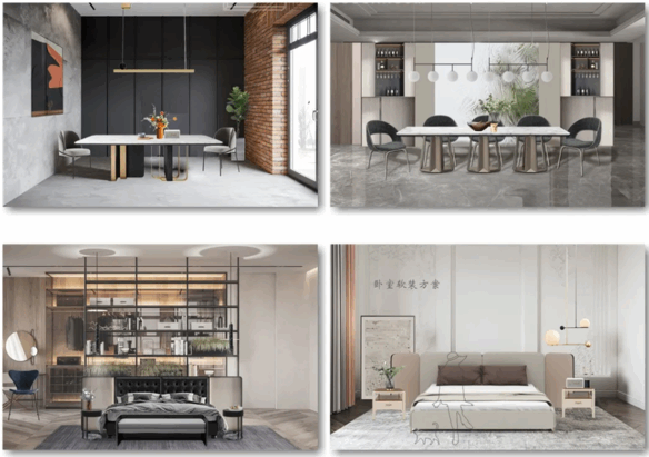 软装方案[客厅 餐厅 卧室 书房](图5)