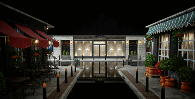 大量C4D城市餐厅银行商铺杂货店剧院博物馆建筑模型合集包(图3) 大量C4D城市餐厅银行商铺杂货店剧院博物馆建筑模型合集包(图3)