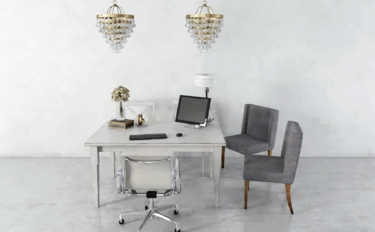 [家具模型] 32组高质量办公桌书桌学习桌陈设等相关3D模型合集 Evermotion Archmodels第185季(图4)