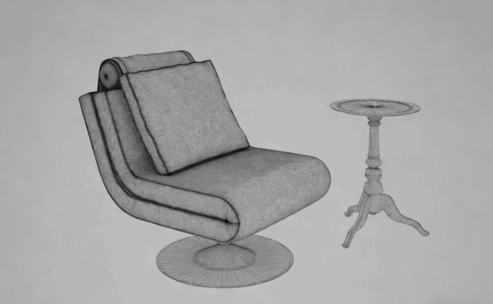 [家具模型] 20组现代风格桌子椅子沙发室内家具相关3D模型合集 Evermotion Archmodels第245季(图5)