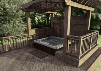 [家具模型] 室外天然露天浴缸3D模型合集(图2)