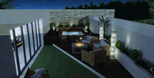 [家具模型] 浪漫优雅环境中放松舒适按摩浴缸3D模型合集(图3)