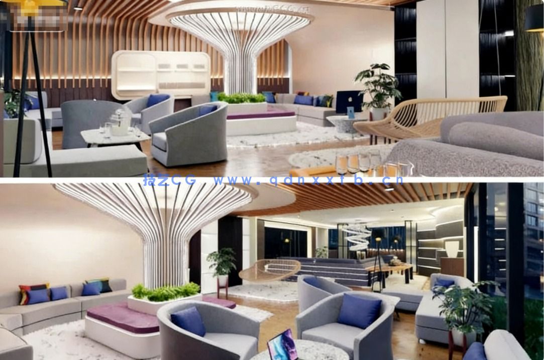 [室内设计] Blender高质量室内家具设计场景3D模型 第九季(图5)