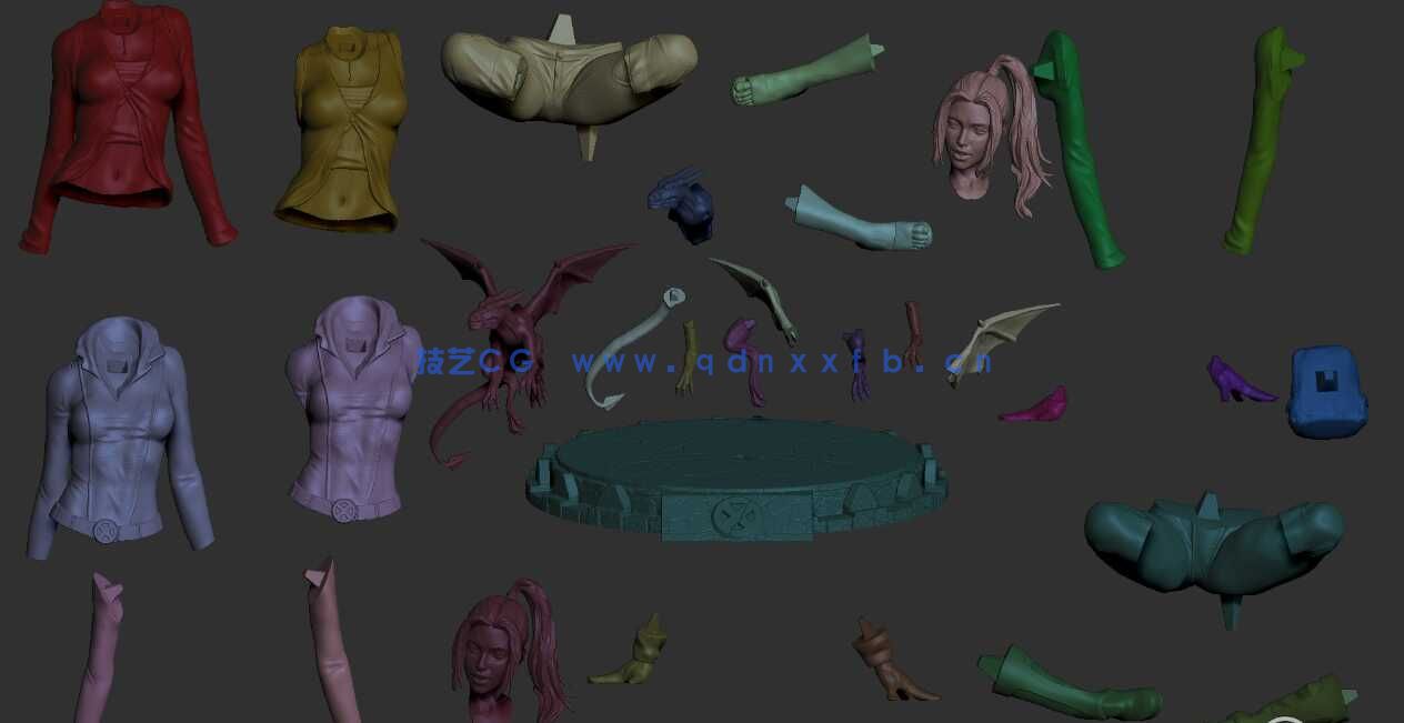 [独立角色] X战警凯蒂·普莱德漫威动漫角色雕塑3D打印模型(图5)