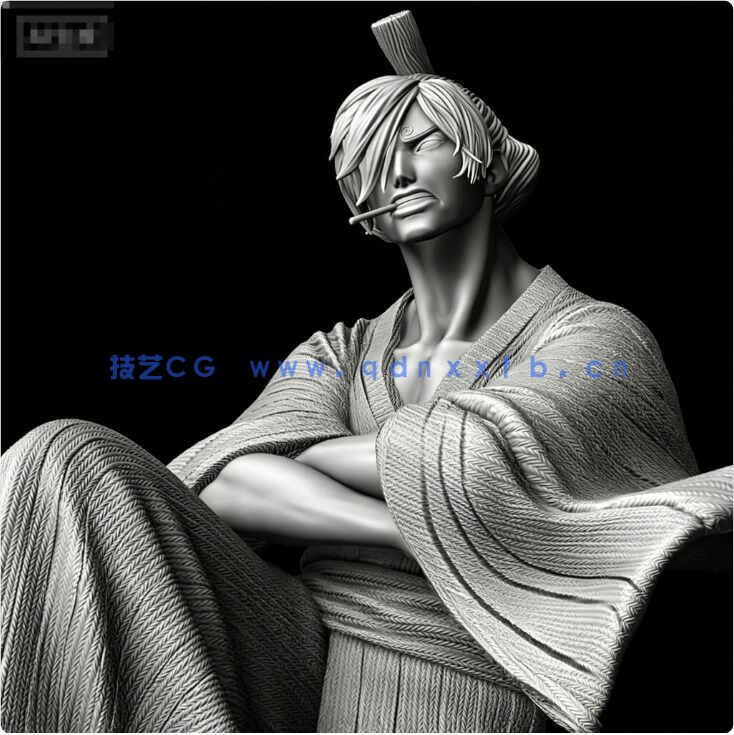 [独立角色] 山治海贼王航海王动漫角色雕塑3D打印模型(图7)