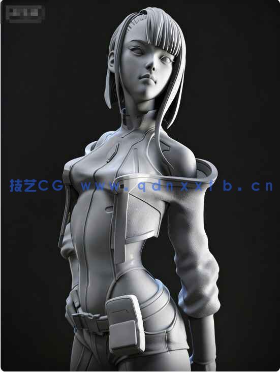 [独立角色] 露西Lucy赛博朋克边缘行者动漫角色雕塑3D打印模型(图6)