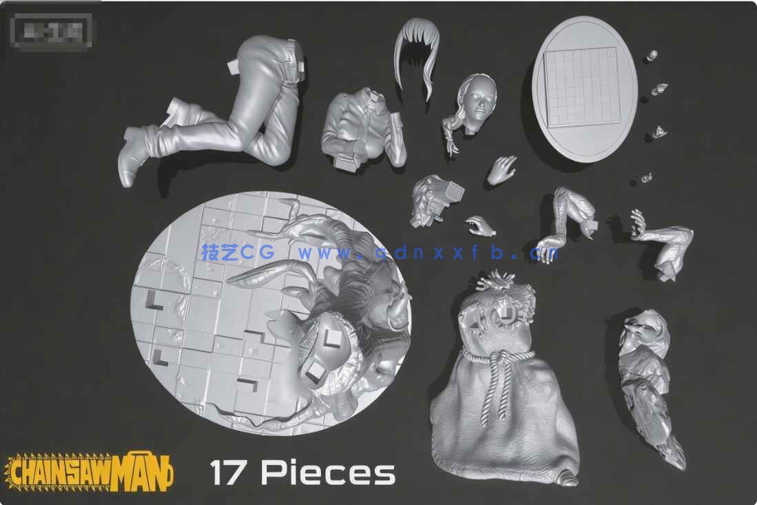 [独立角色] 玛奇玛Makima链锯人动漫角色雕塑3D打印模型(图7)