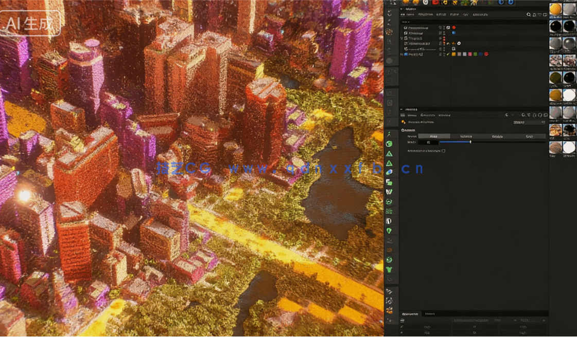 CityRig程序化城市生成C4D插件V2.1版(图8)