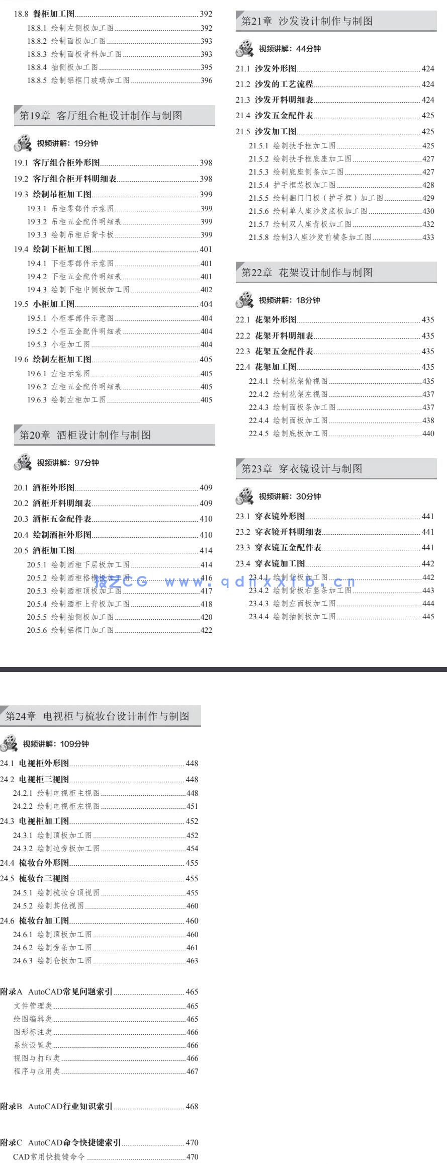 中文版AutoCAD 2016家具设计从入门到精通
