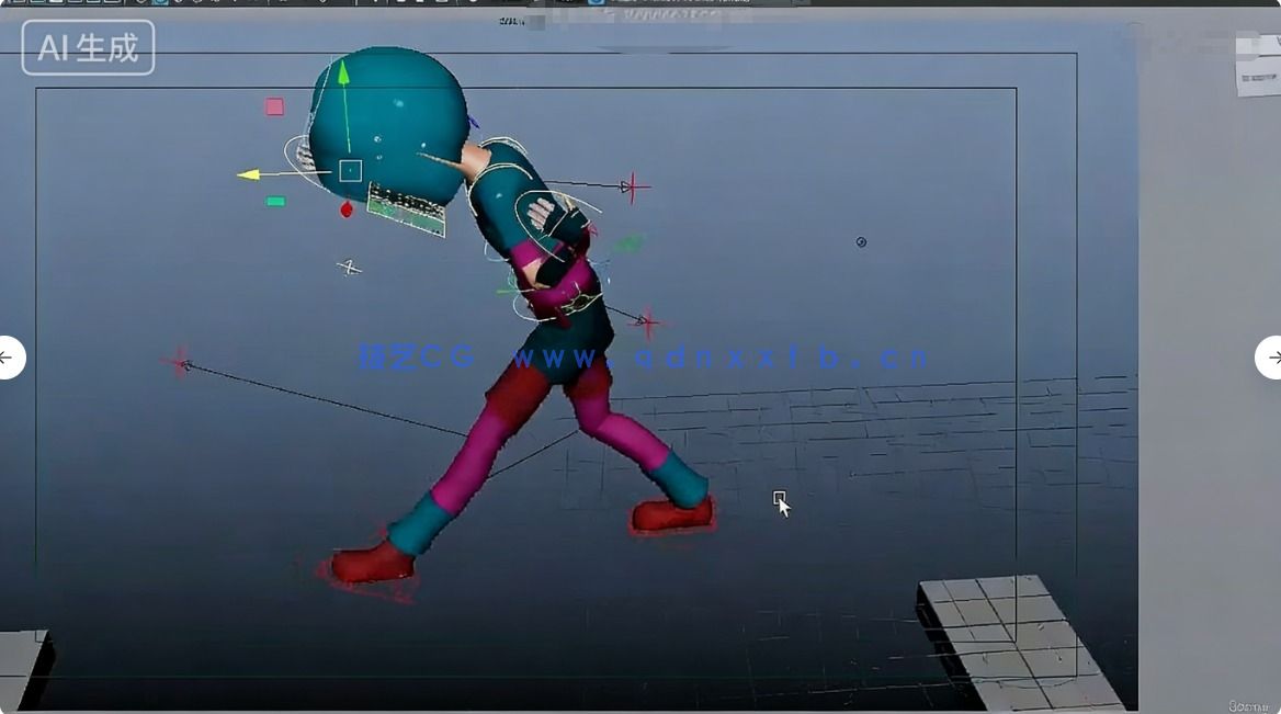 Maya角色动画从零基础起步学习指南视频教程(图6) Maya角色动画从零基础起步学习指南视频教程(图6)