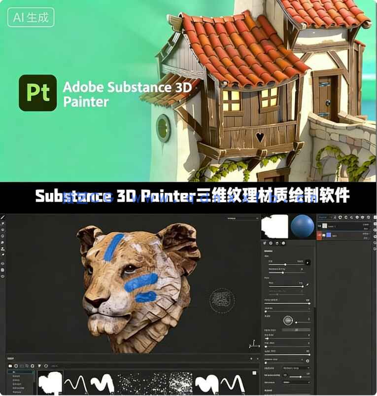 Substance 3D Painter三维纹理材质绘制软件V12.0.1版(图1)