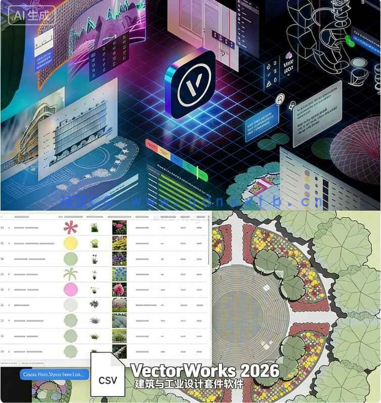 VectorWorks Design Suite 2026建筑与工业设计套件软件Update(图1)