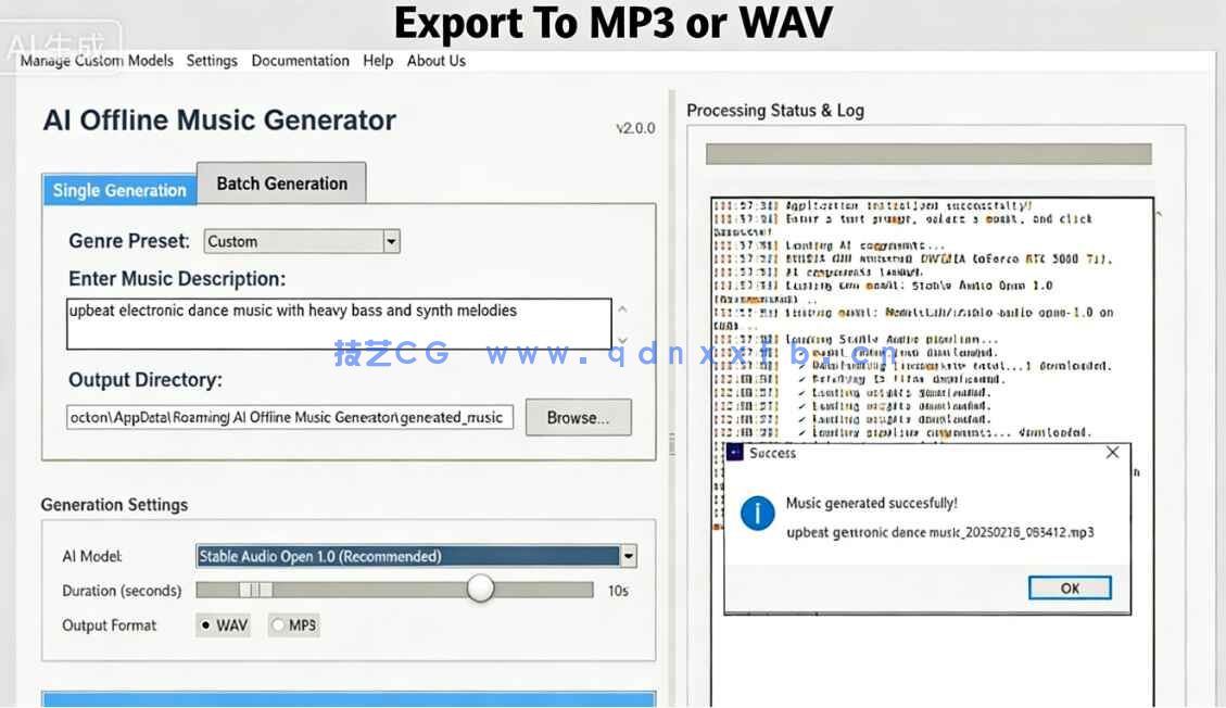 AI Offline Music Generator Pro 2离线本地AI音乐生成软件V2.0.5(图5)