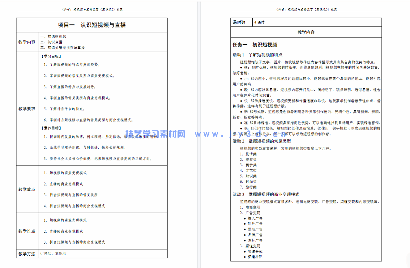 抖音：短视频与直播运营（慕课版）