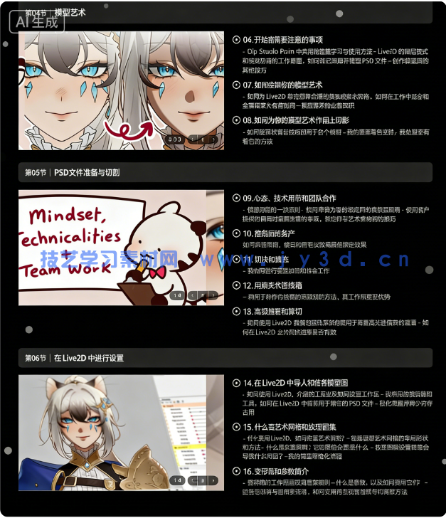 【中文字幕】VTuber虚拟主播角色模型全流程创作指南视频教程(图8) 【中文字幕】VTuber虚拟主播角色模型全流程创作指南视频教程(图8)