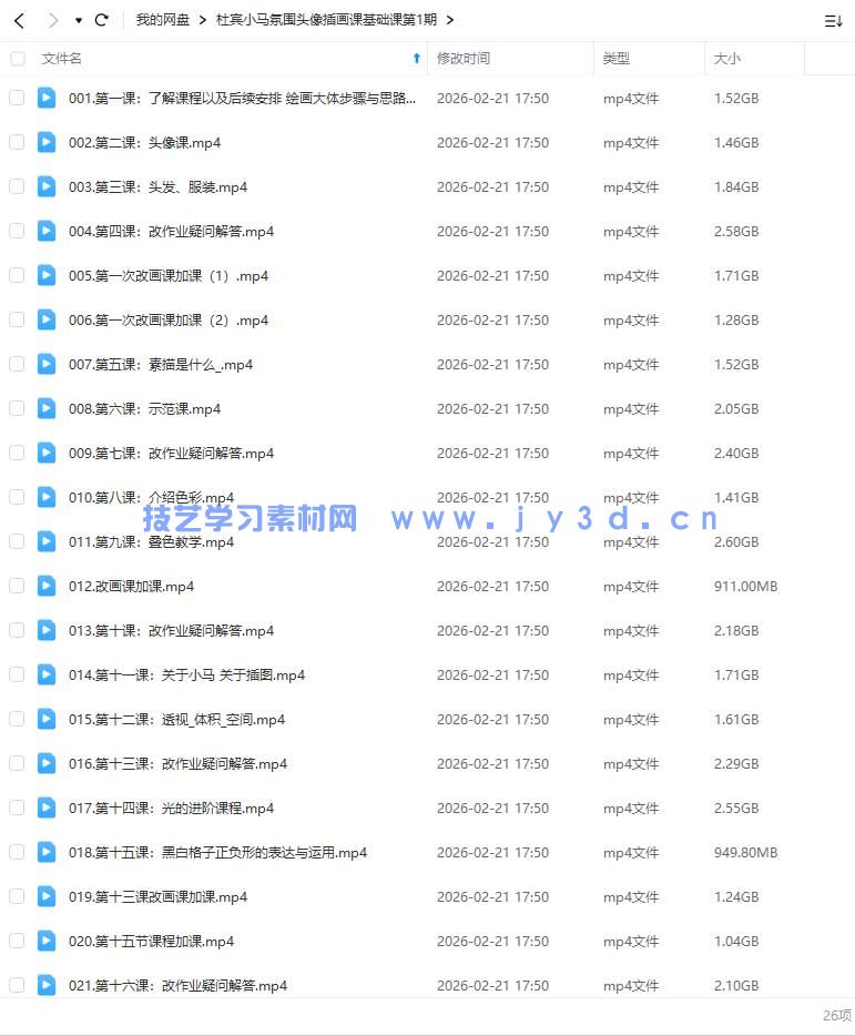 杜宾小马氛围头像插画课基础课第1期2025年(图1) 杜宾小马氛围头像插画课基础课第1期2025年(图1)