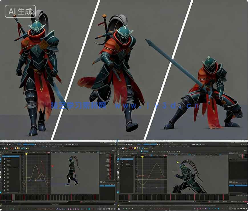 【中文字幕】Maya游戏角色动画基础核心技术训练视频教程(图8)