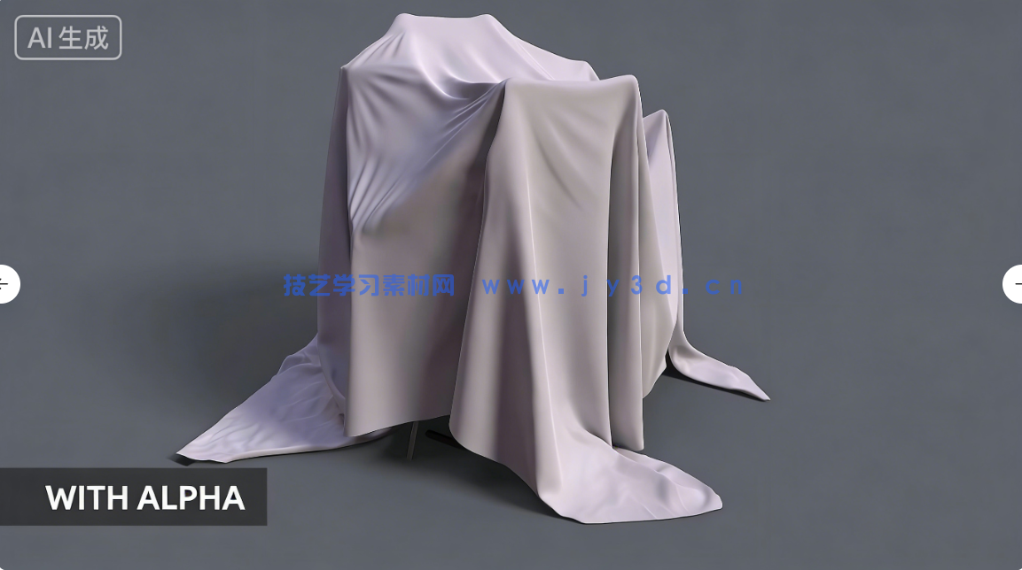 60种布料褶皱细节高清无缝Alpha贴图素材包(图2)