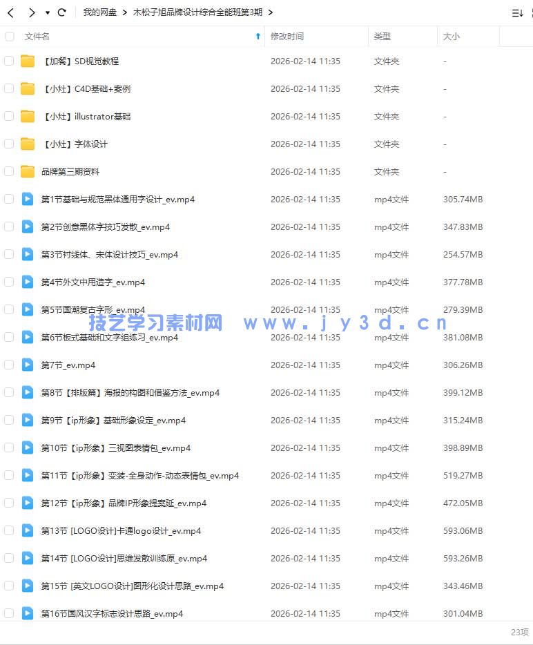 木松子旭品牌设计综合全能班第3期2024年结课(图1)