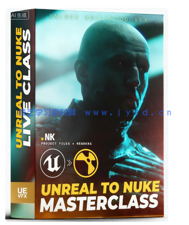 【中文字幕】Nuke与UE好莱坞影视级特效合成大师班视频教程(图1)