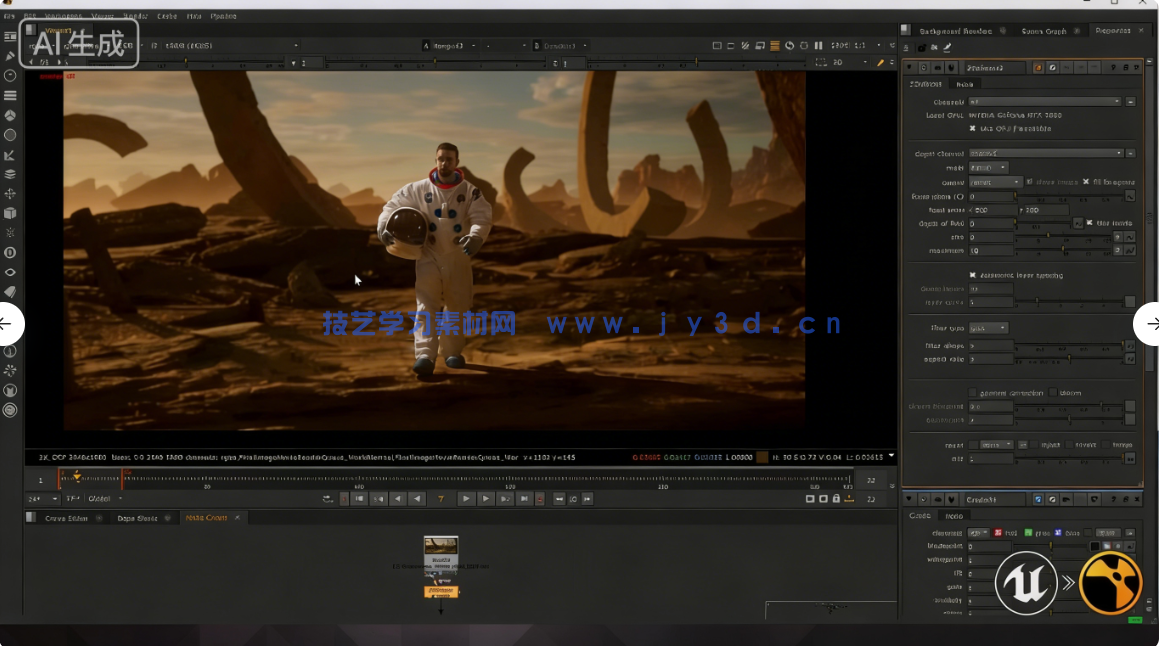 【中文字幕】Nuke与UE好莱坞影视级特效合成大师班视频教程(图7)