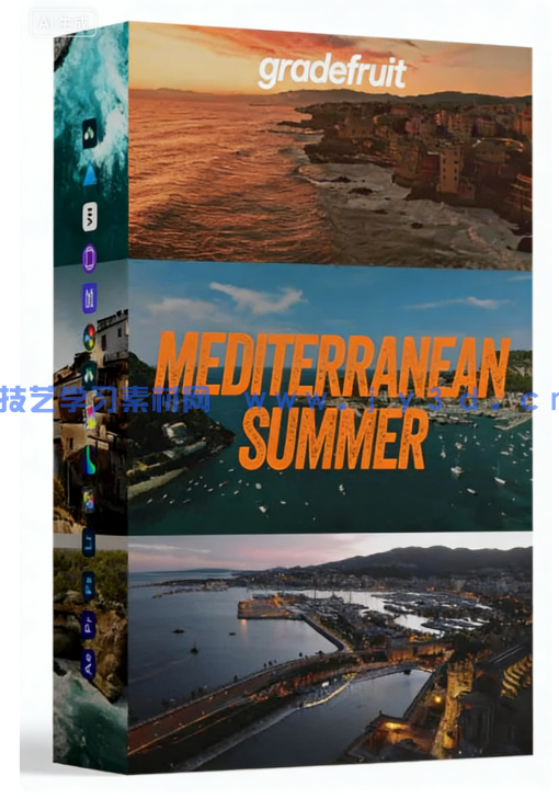 地中海夏日氛围主题LUT调色预设(图1)