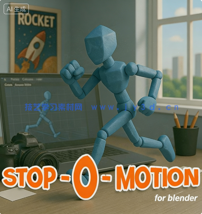  Stop-O-motion定格动画Blender插件V1.7版(图1)