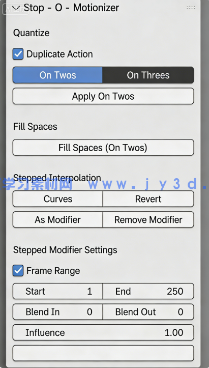  Stop-O-motion定格动画Blender插件V1.7版(图2)
