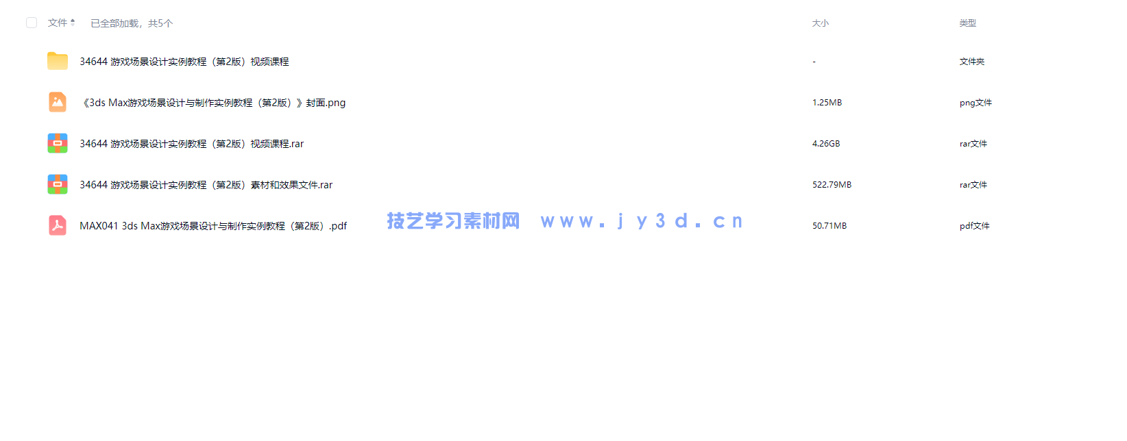 3ds Max游戏场景设计与制作实例教程（第2版）(图2)