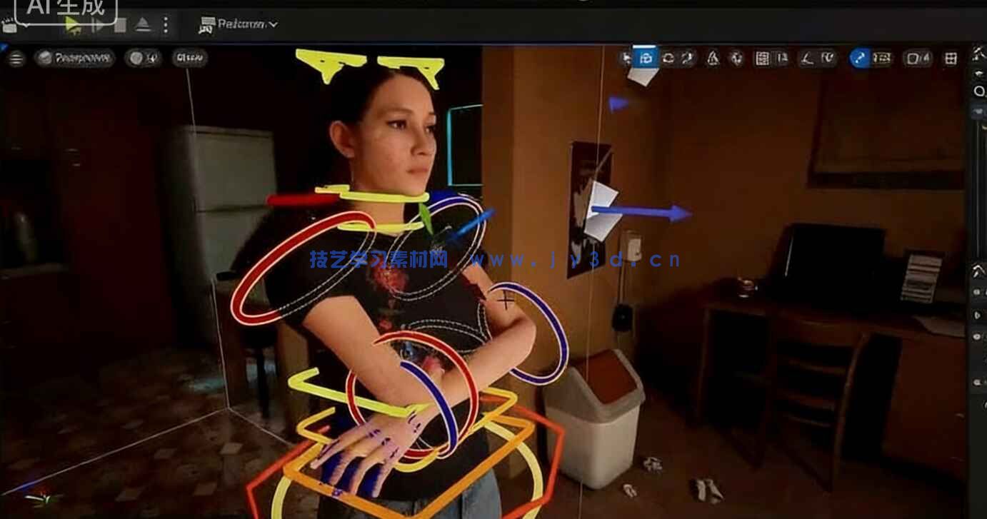 【中文字幕】UE5与MetaHuman电影级角色动作捕捉动画短片制作视频教程(图5) 【中文字幕】UE5与MetaHuman电影级角色动作捕捉动画短片制作视频教程(图5)