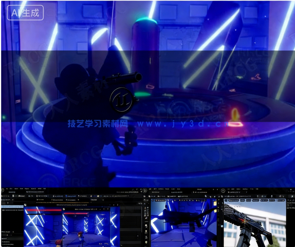 UE5与C++多人联机射击游戏开发完整制作流程视频教程(图6)