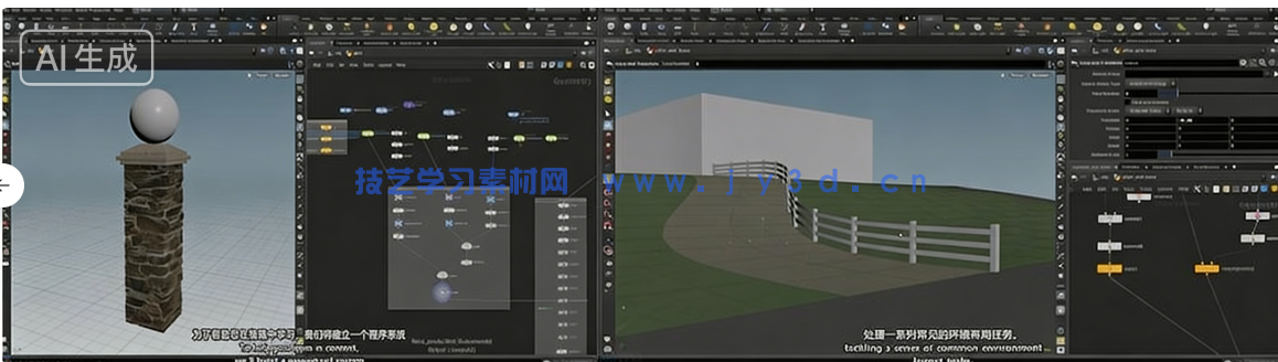 【中文字幕】Houdini几何底层原理处理逻辑核心技术视频教程(图6) 【中文字幕】Houdini几何底层原理处理逻辑核心技术视频教程(图6)