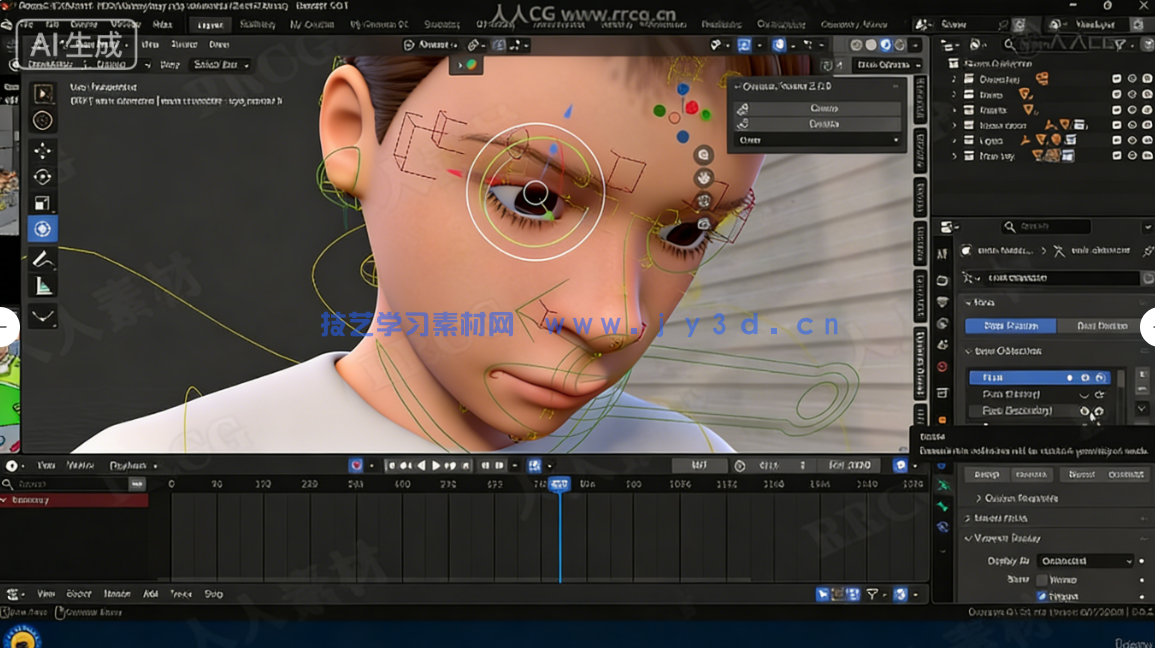 Blender 3D动画短片完整项目制作全流程视频教程(图1)