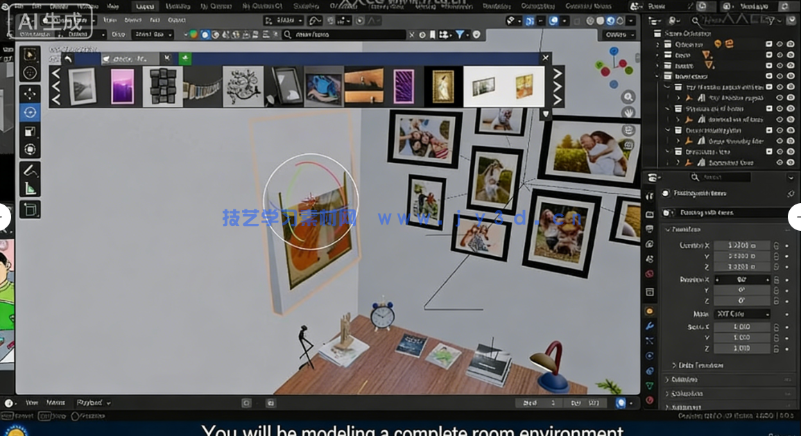 Blender 3D动画短片完整项目制作全流程视频教程(图2)