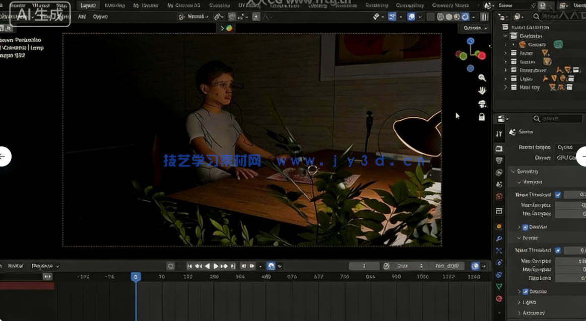 Blender 3D动画短片完整项目制作全流程视频教程(图6)