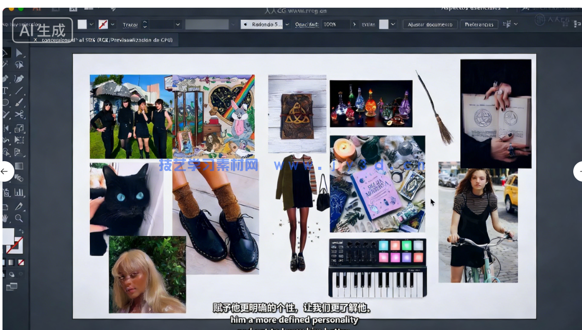 原创插画角色构图与色彩塑造技术训练视频教程(图9) 原创插画角色构图与色彩塑造技术训练视频教程(图9)