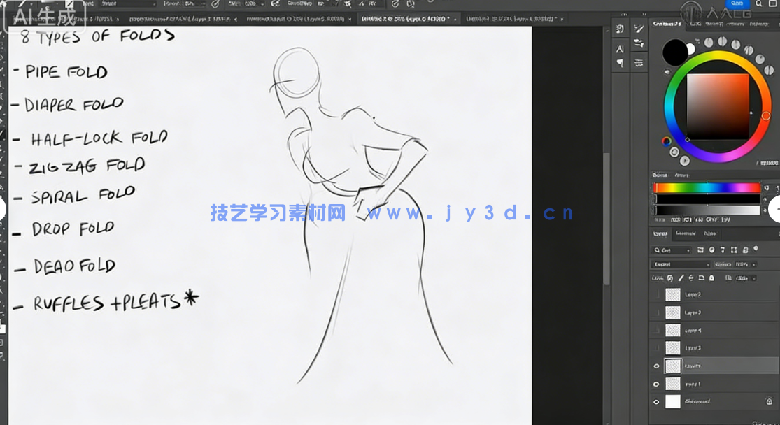 动漫角色服装设计绘画训练视频教程(图5) 动漫角色服装设计绘画训练视频教程(图5)