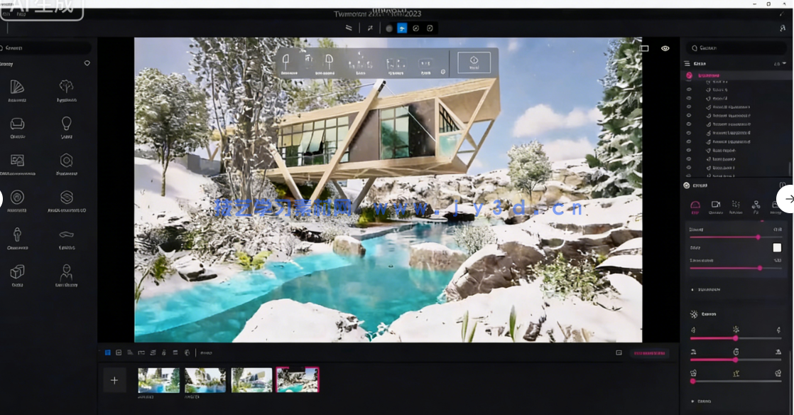 Twinmotion 2025实时渲染全流程大师班视频教程(图1) Twinmotion 2025实时渲染全流程大师班视频教程(图1)