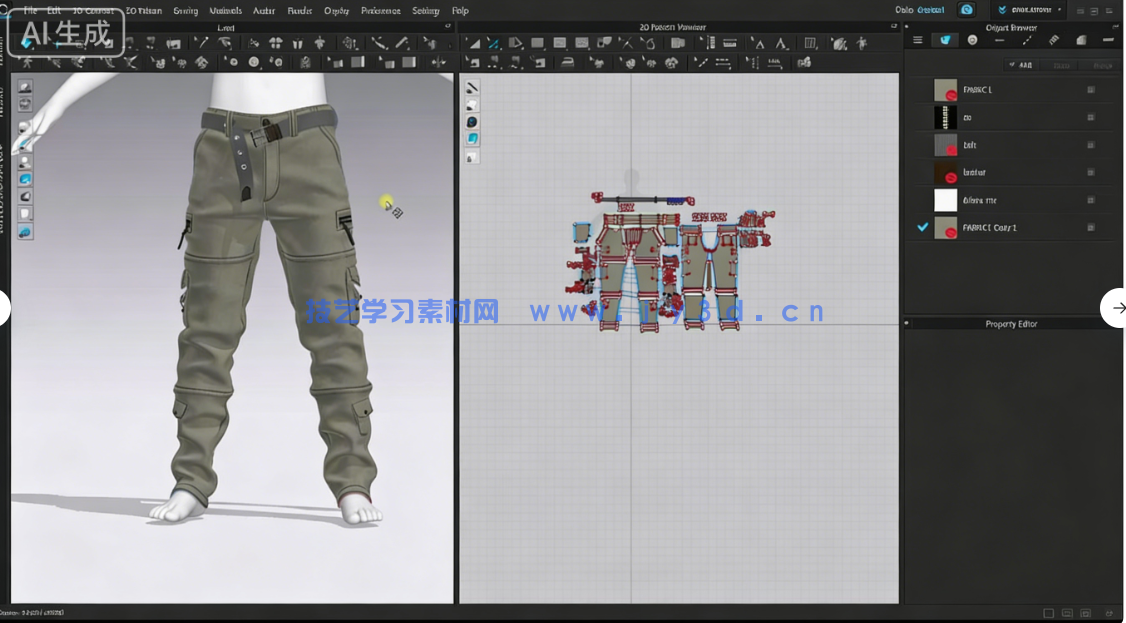 CLO3D服装数字化设计制作视频教程(图1)