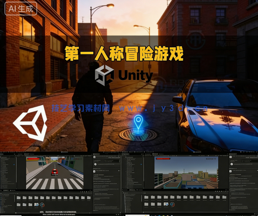 Unity 3D第一人称冒险游戏开发指南视频教程(图7)
