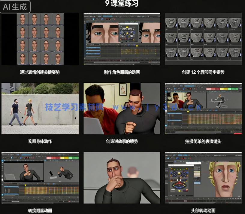 《双城之战》大师讲解角色面部表情动画叙事技术视频(图2)