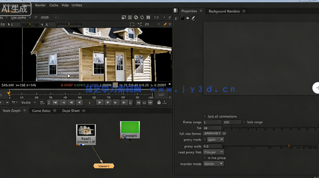 Nuke影视后期合成师零基础入门训练视频教程第一季(图4) Nuke影视后期合成师零基础入门训练视频教程第一季(图4)