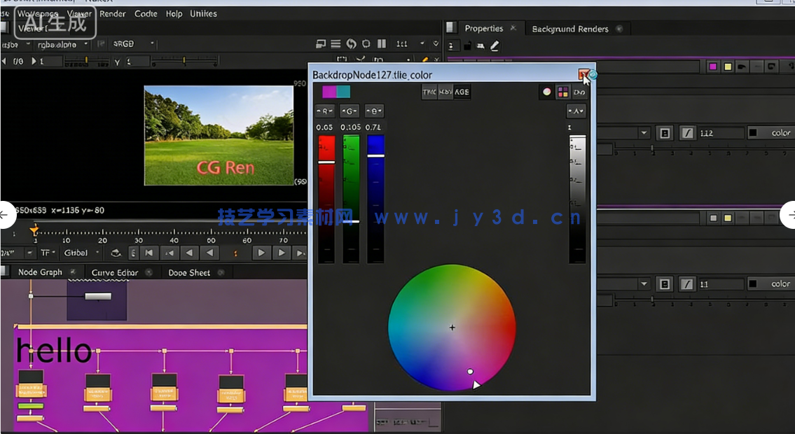 Nuke影视后期合成师零基础入门训练视频教程第一季(图7) Nuke影视后期合成师零基础入门训练视频教程第一季(图7)