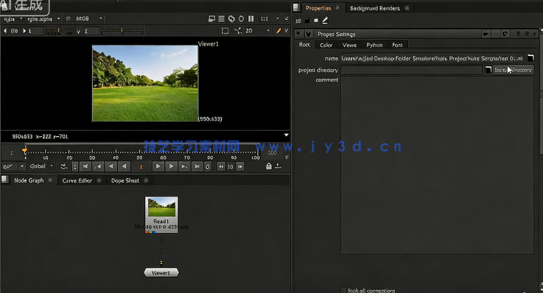 Nuke影视后期合成师零基础入门训练视频教程第一季(图9) Nuke影视后期合成师零基础入门训练视频教程第一季(图9)