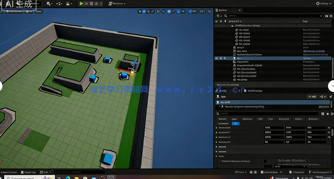 UE5恐怖逃生手游制作实战训练视频教程(图8)