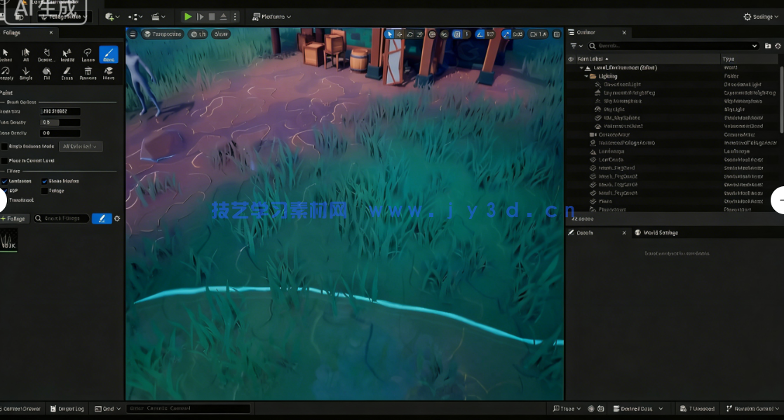 Blender与UE5塞尔达游戏场景完整制作流程视频教程(图3)