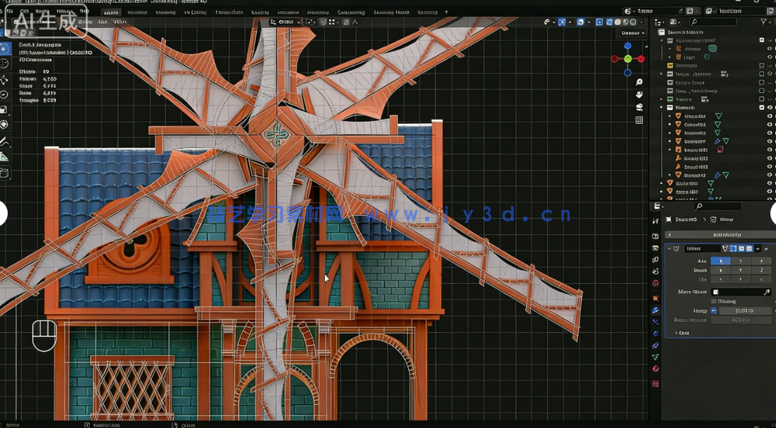 Blender与UE5塞尔达游戏场景完整制作流程视频教程(图5)