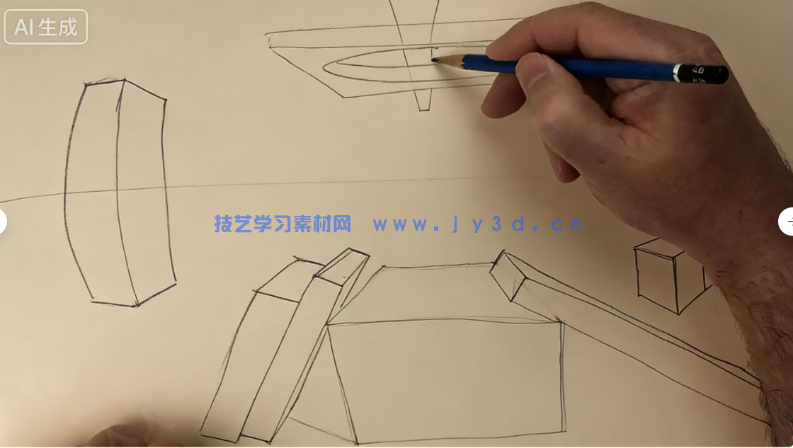 物体结构绘画基础原理深度解析视频教程(图3)